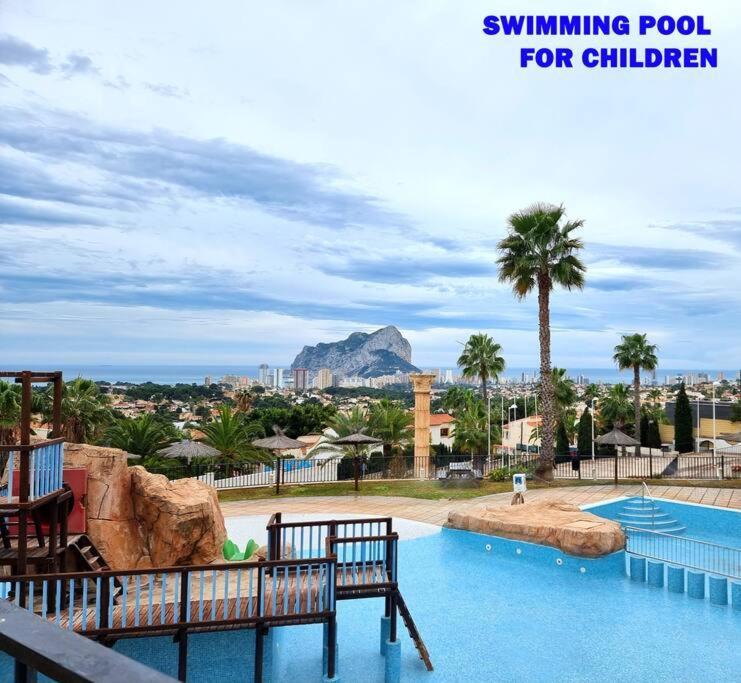 Flamingo Apartment - Imperial Park - Sea View, 6 Pools, Terrace Кальпе Екстер'єр фото