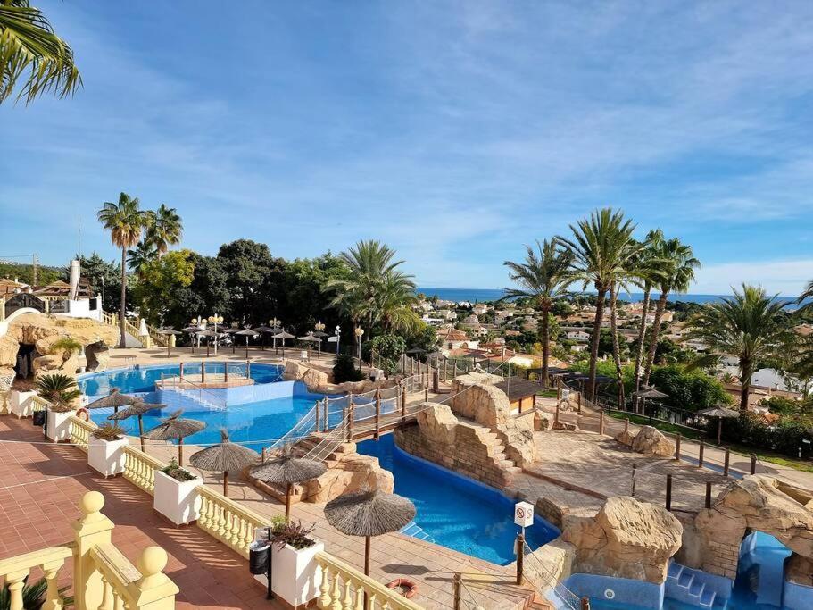 Flamingo Apartment - Imperial Park - Sea View, 6 Pools, Terrace Кальпе Екстер'єр фото